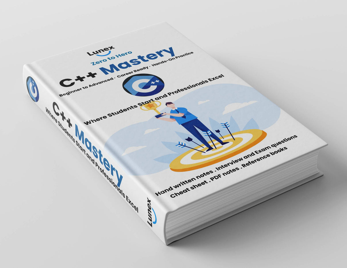 C++ Mastery: Complete Learning Guide – Lunex