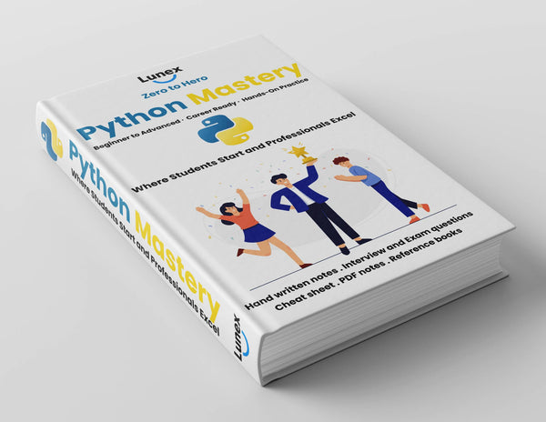 Python Mastery: Complete Learning Guide – Lunex
